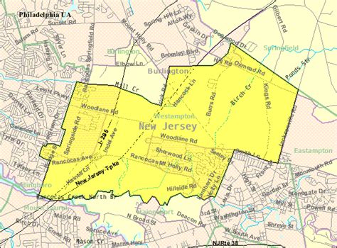 westampton township nj zip code