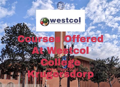westcol tvet college courses