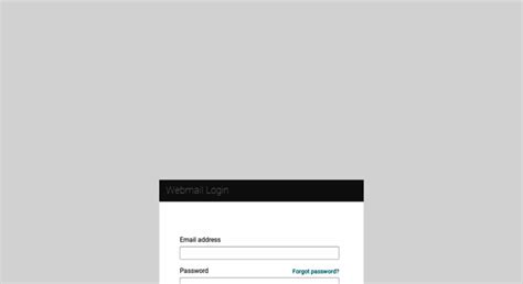 Access Webmail (Web Mail) Login