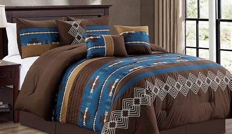 Western Bedding Sets Queen HXWS4002Q "Caldwell" 5Piece Comforter Set Wild