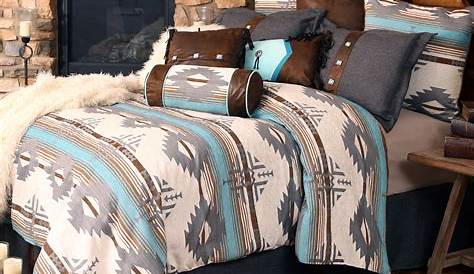 Western Bedding Sets Alamosa Rustic Comforter Set Super Queen