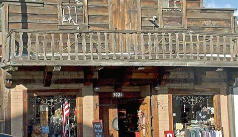 Western Storefront Images Abandoned Country Store, Painted Red, With