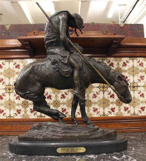 Western Bronze Statues Ebay