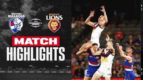 western bulldogs vs brisbane lions live score