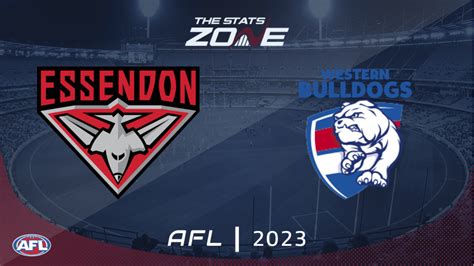 western bulldogs vs essendon 2023