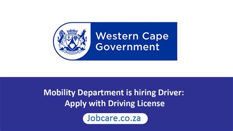 western cape licence department