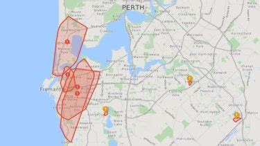 western power outages map