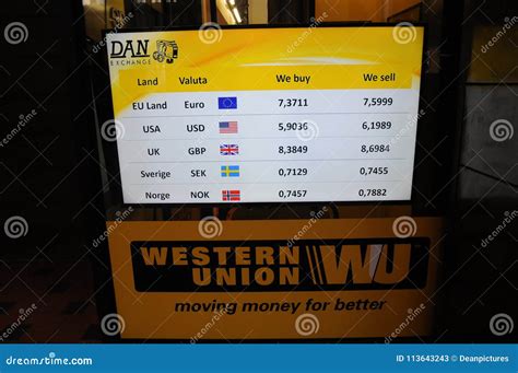 western union in denmark