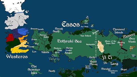 Westeros Essos Sothoryos Ulthos Map