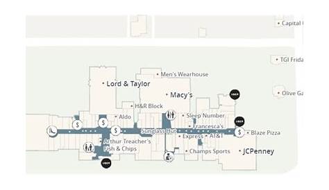 Westfield South Shore Mall Map