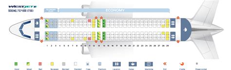 westjet boeing 737-800 best seats