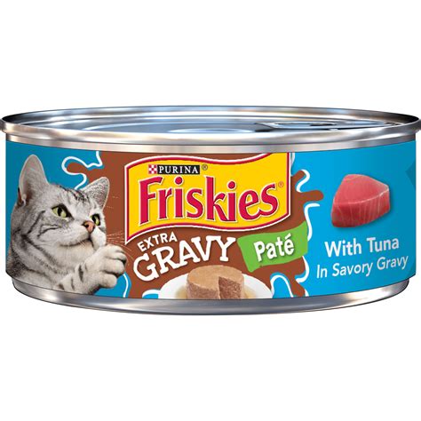 wet canned cat food with gravy