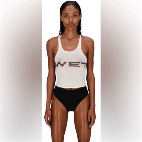 wet tank top yeezy