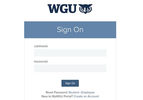 wgu login