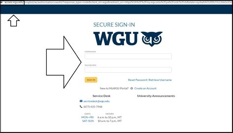 wgu student portal login wgu