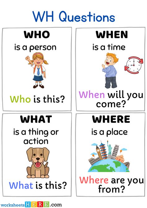 wh questions definition and examples pdf