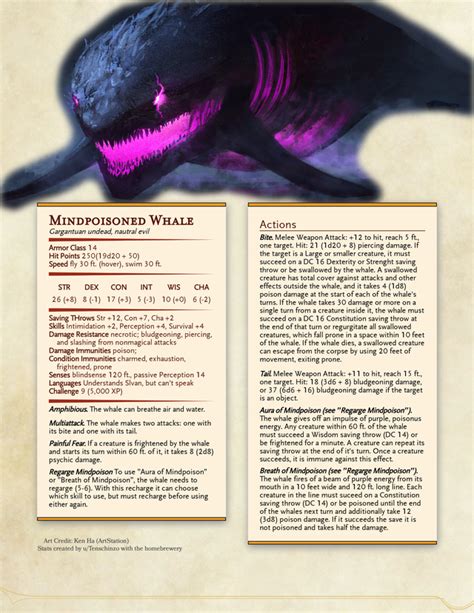 whale people dnd homebrew