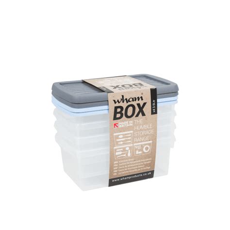Wham Small Storage Boxes With Lids