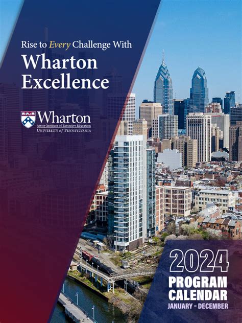 Wharton School Calendar Events