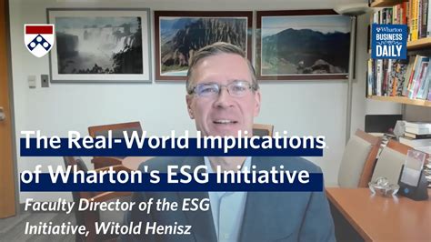 5 Wharton ESG Tips