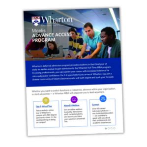 5 Ways Wharton Moelis Advance Access