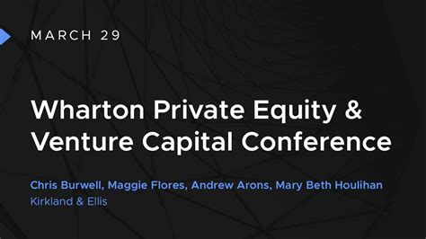 Wharton Private Equity Review