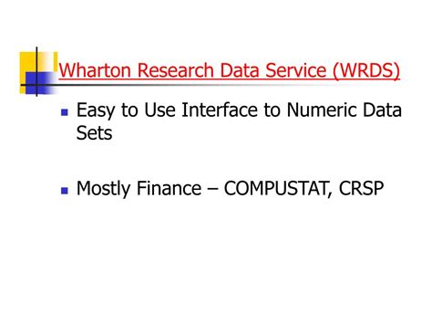 5 Wharton Data Tips
