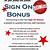 what are sign on bonuses