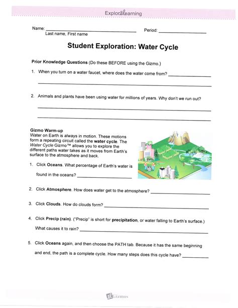 Famous What Are The Parts Of The Water Cycle Gizmo Answer Key 2023
