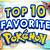 what are the top 10 favorite pokemon