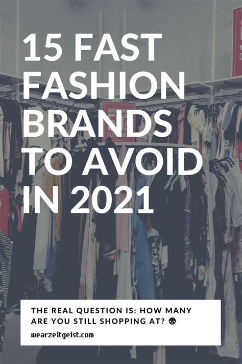 10 Worst Fast Fashion Brands to Avoid for Your Style and the Planet