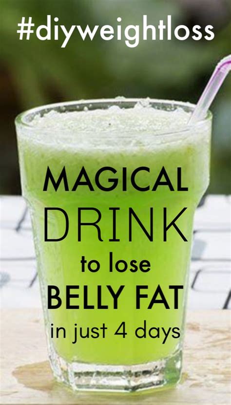 what can i drink to help lose belly fat