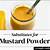 what can you use instead of dry mustard