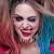 what color are harley quinns eyes