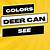 what color can deer see