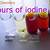 what color does iodine turn in the presence of starch