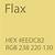 what color is flax
