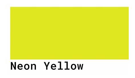 What Color Is Neon Yellow About Codes Similar s And Paints