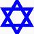 what color is the star of david