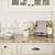 what color subway tile with off white cabinets