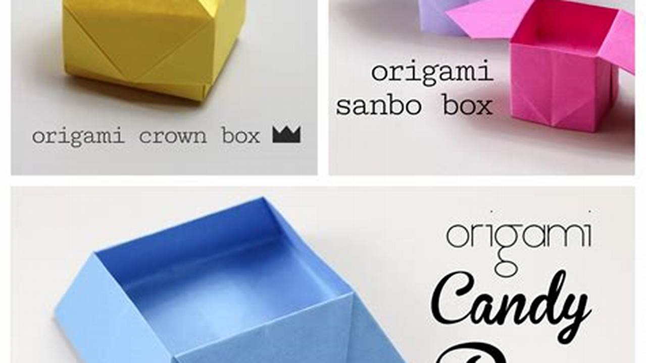Origami Boxes: A Simple Guide to Making Your Own
