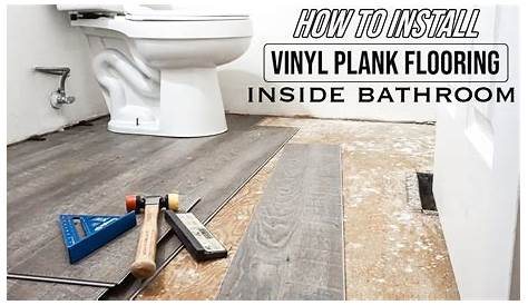 Can You Put Vinyl Plank Under/Around Vanity/Toilet/Bathtub Ready To DIY