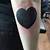 what does a black heart tattoo symbolize?