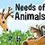 what does an animal need to survive and grow