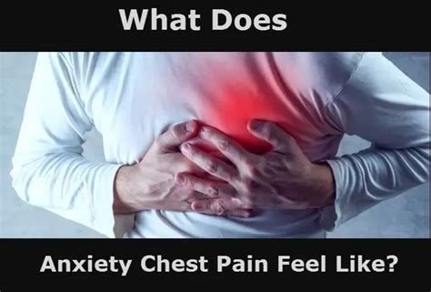what does anxiety chest pain feel like