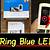 what does blue light on ring indoor camera mean