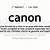 what does canon mean in words