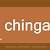 what does chinga mean in english