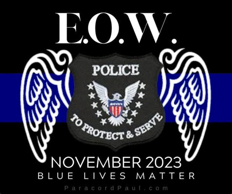 What does the "Thin Blue Line" Mean? EOW September 2021 Report