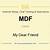 what does mdf mean in texting